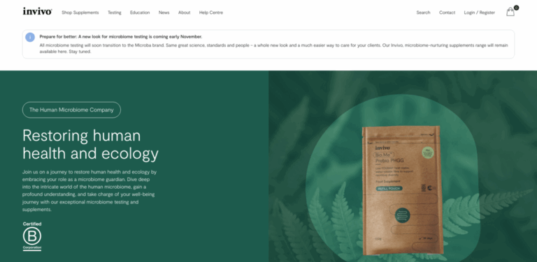 Invivo Supplements: Supporting Microbiome Health for Overall Well-being