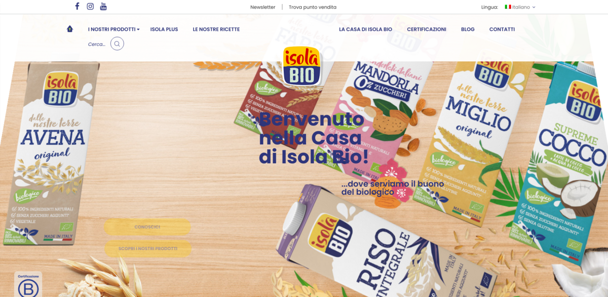 Isola Bio organic drinks