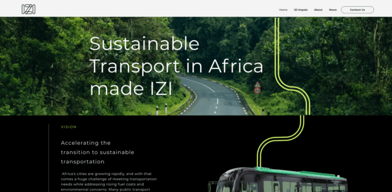 IZI: Transforming Urban Transport in Africa with Electric Mobility