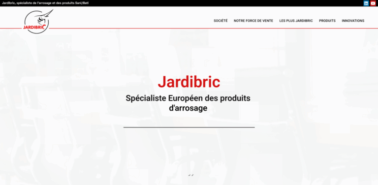 Jardibric: Your European Specialist in Irrigation and Sanitary Solutions