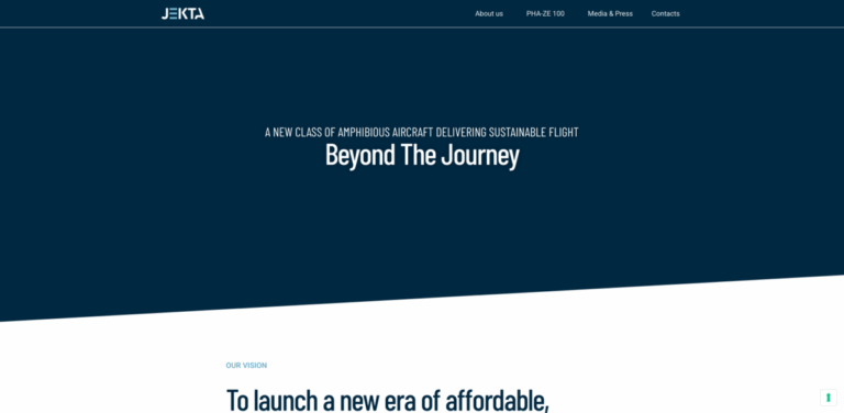 Jekta: Innovating Affordable and Sustainable Regional Air Mobility