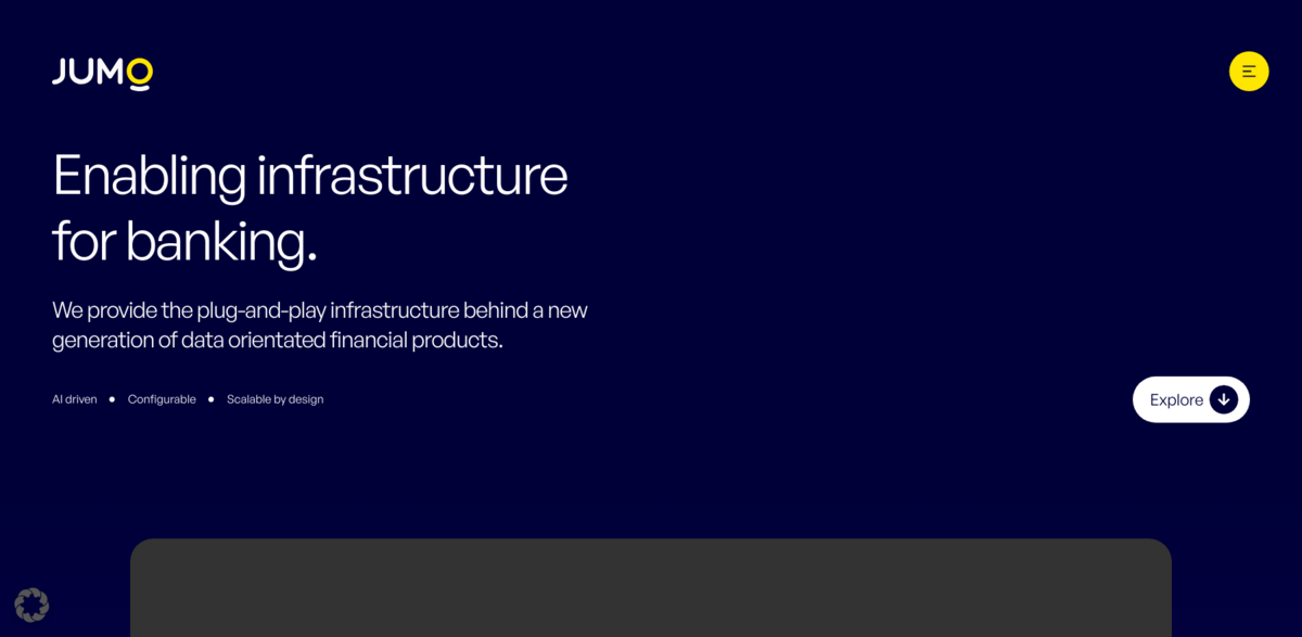 JUMO banking infrastructure