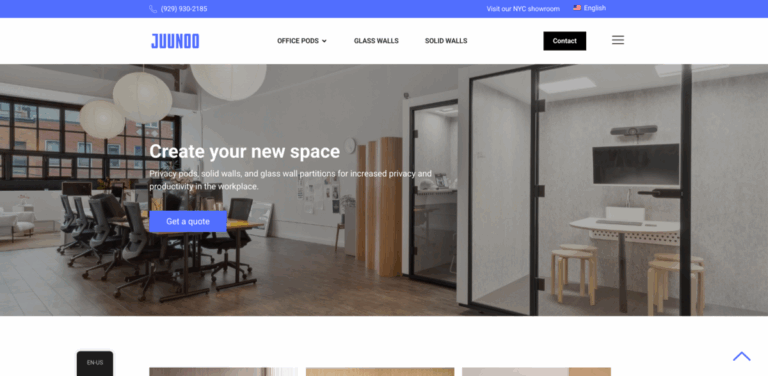 JUUNOO: Innovative Modular Workspaces for Modern Commercial Real Estate