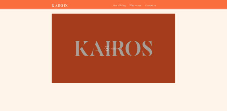 KAIROS: Empowering Families to Create Impactful Ecosystems