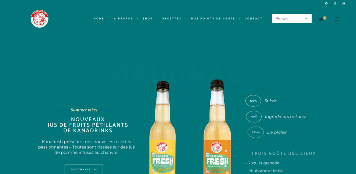 Kanadrinks sparkling beverages