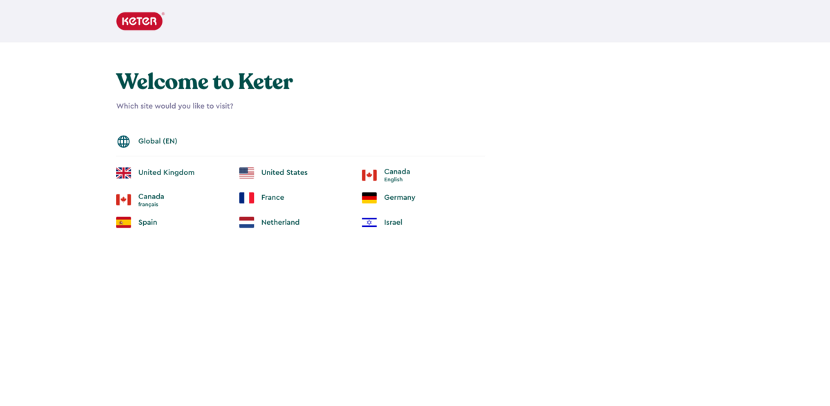 Keter home and garden solutions