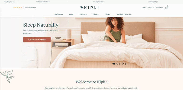Kipli: Experience Natural Mattresses for Quality Sleep