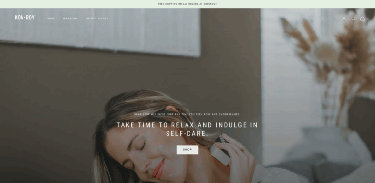 KOA+ROY: Sustainable Wellness Cubes for Mind and Body Care