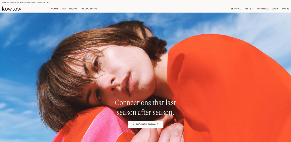 Kowtow sustainable fashion