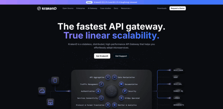 KrakenD: High-Performance API Gateway for Effortless Microservices Management