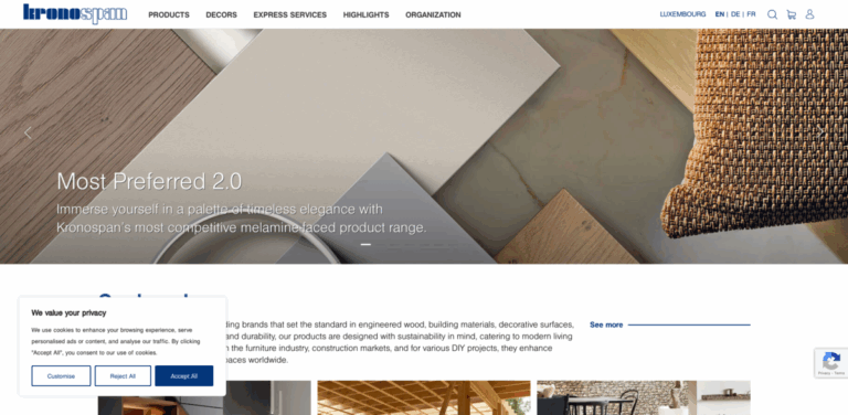 Kronospan Luxembourg: Leading Manufacturer of Wood Panels and Flooring Solutions