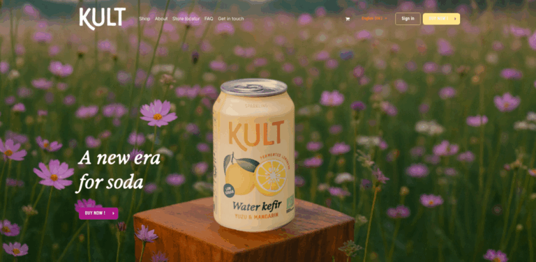 KULT Kefir: Refreshing Organic Water Kefir for a Healthier Lifestyle