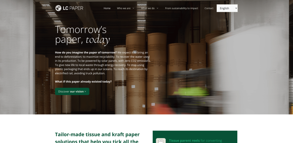 sustainable paper production