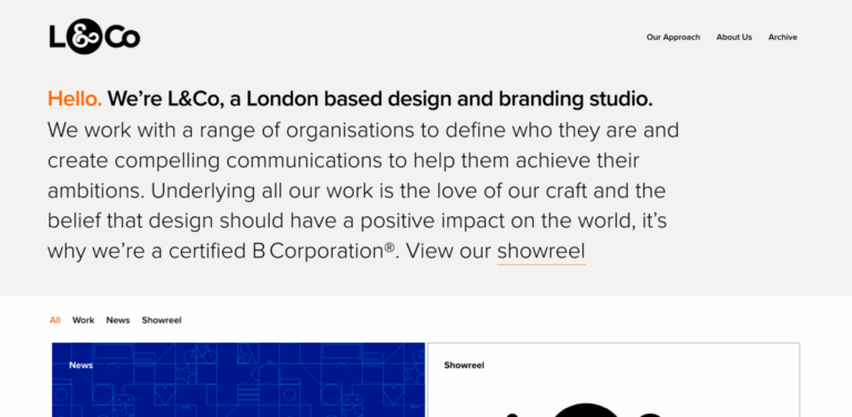 L&Co Design Ltd: A London-Based Studio for Purposeful Branding