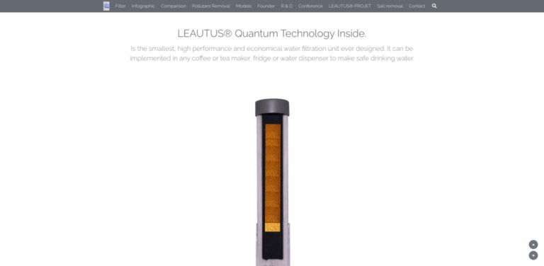Leautus®: Advanced Water Filtration Technology for Clean Drinking Water