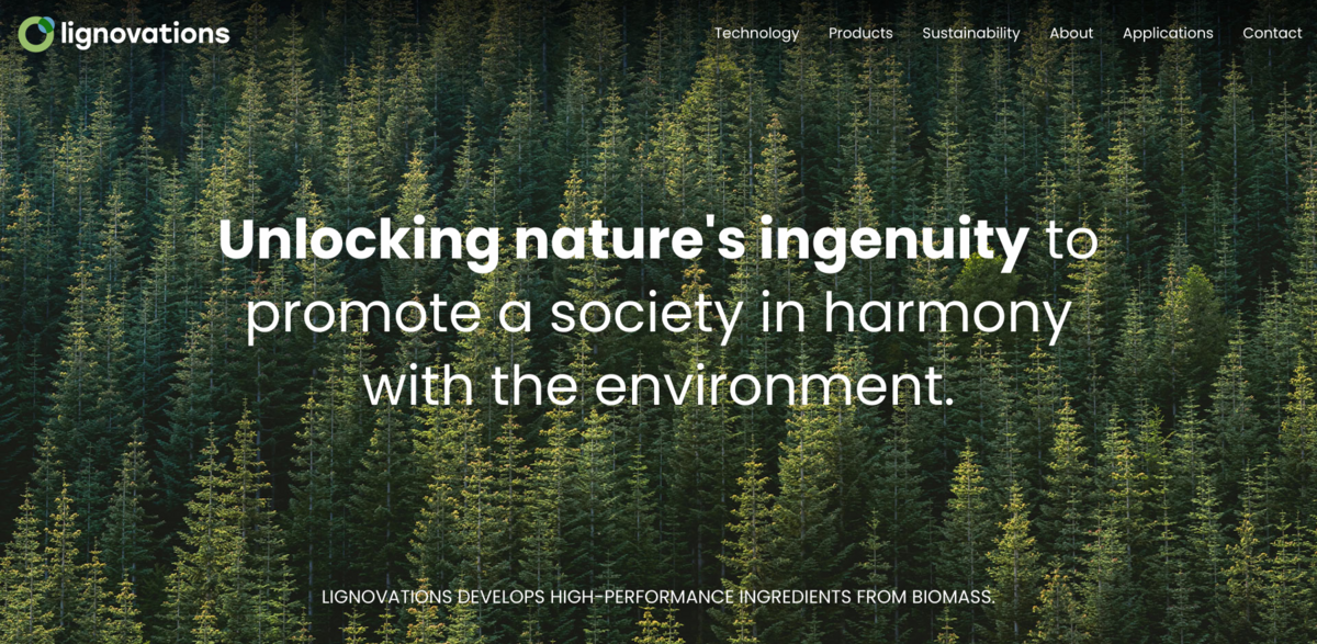 Lignovations sustainable ingredients