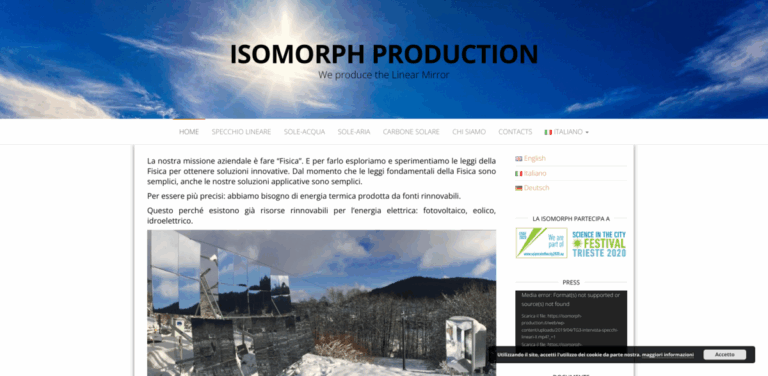 ISOMORPH PRODUCTION: Innovating Solar Thermal Energy with the Linear Mirror