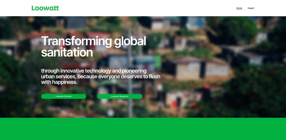 Loowatt sanitation solutions