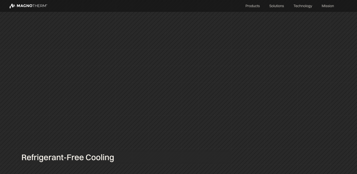 MagnoTherm magnetic cooling technology