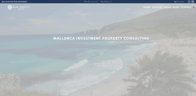 Blue Gravity Group: Expert Consulting for Mallorca Investment Properties