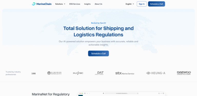 MarinaChain: AI-Driven Solutions for Emission Management in Shipping