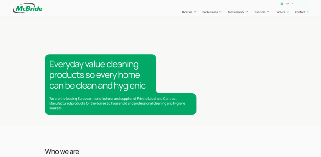 Discover McBride - Your Go-To for Everyday Cleaning Solutions