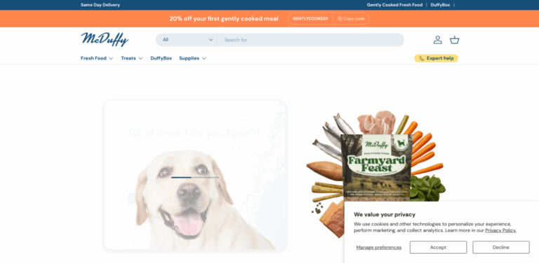 McDuffy’s Fresh Home Cooked Dog Food: Wholesome Meals for Your Furry Friend