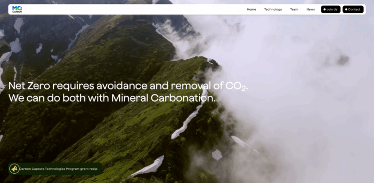 MCi Carbon: Transforming CO2 Emissions into Valuable Materials