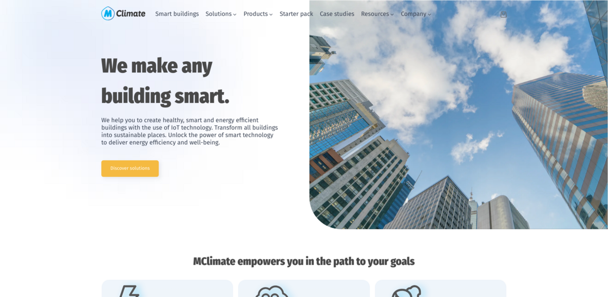 MClimate IoT solutions