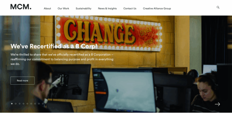 MCM: A B Corp Certified Design Consultancy for Sustainable Workspaces