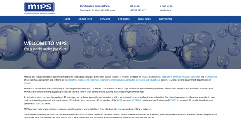 Medical and Industrial Pipeline Systems Limited: Experts in Gas Distribution Systems