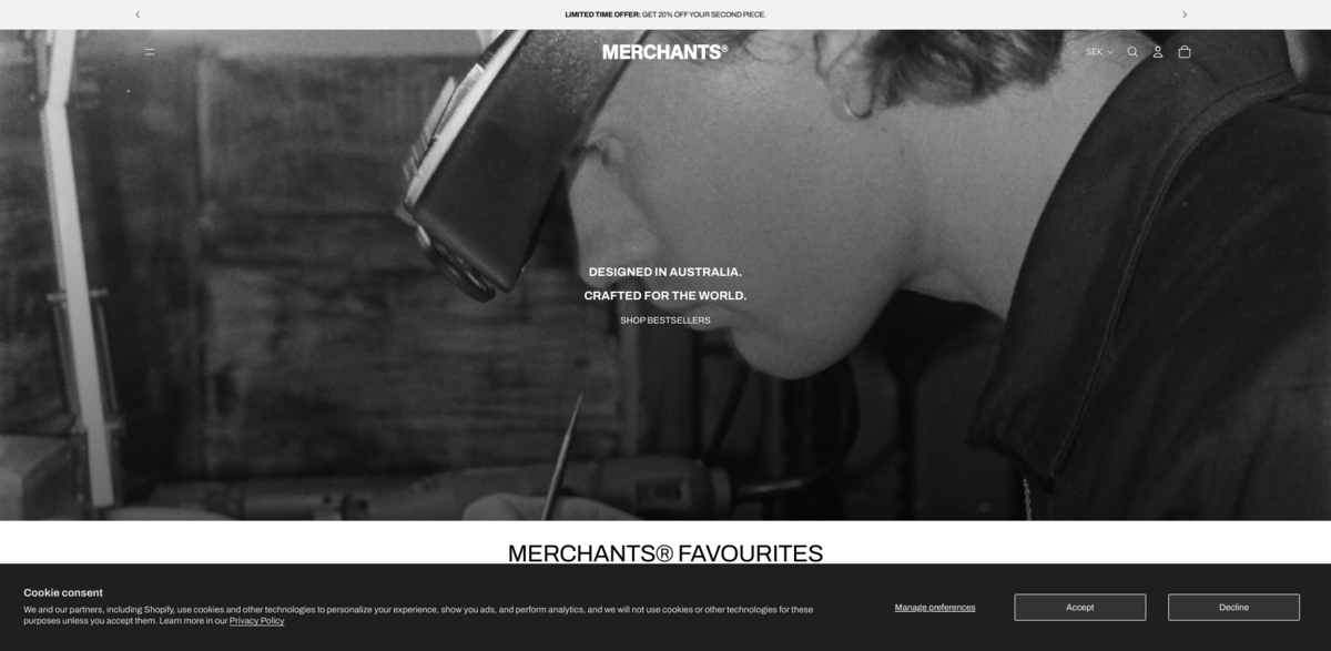 sustainable men's jewellery