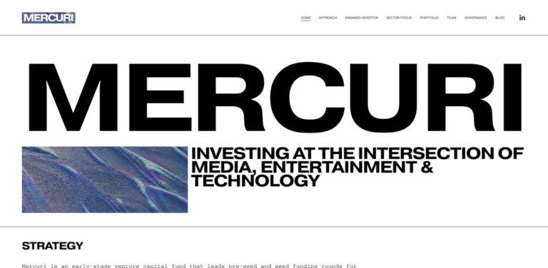 Mercuri.VC: Investing at the Intersection of Media, Entertainment, and Technology