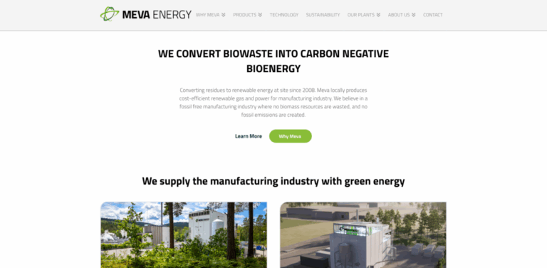 Meva Energy: Transforming Biowaste into Renewable Energy for Manufacturing