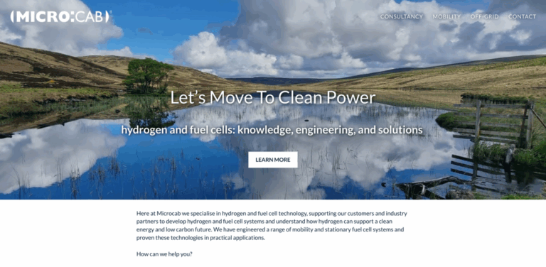 Microcab: Advancing Hydrogen and Fuel Cell Technology for a Sustainable Future