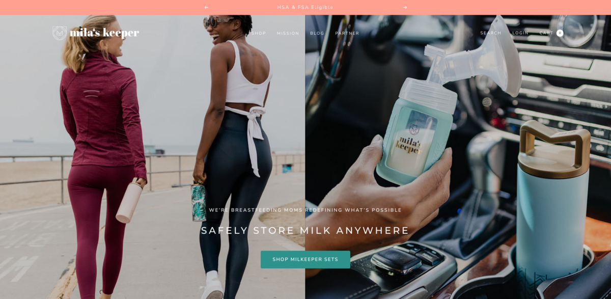 Mila's Keeper breastfeeding essentials