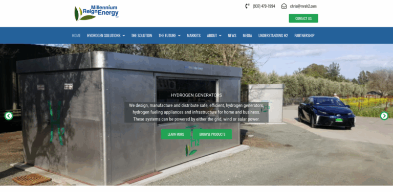 Millennium Reign Energy: Cost-Effective Hydrogen Generators for a Sustainable Future
