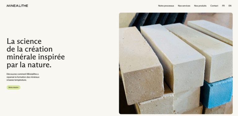 Minéalithe: Innovating Mineral Creation Inspired by Nature