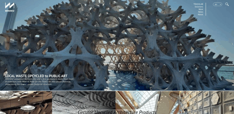 MINIWIZ: Transforming Waste into Sustainable Architecture and Design