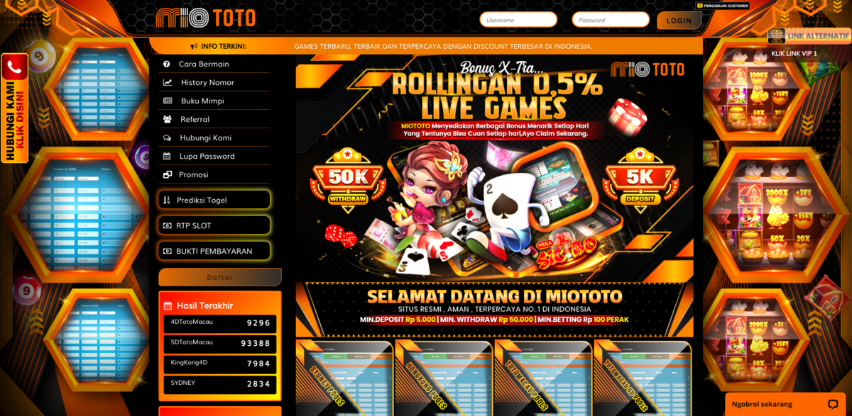 MIOTOTO online togel