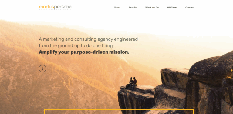 Modus Persona: Amplifying Purpose-Driven Missions Through Marketing and Consulting