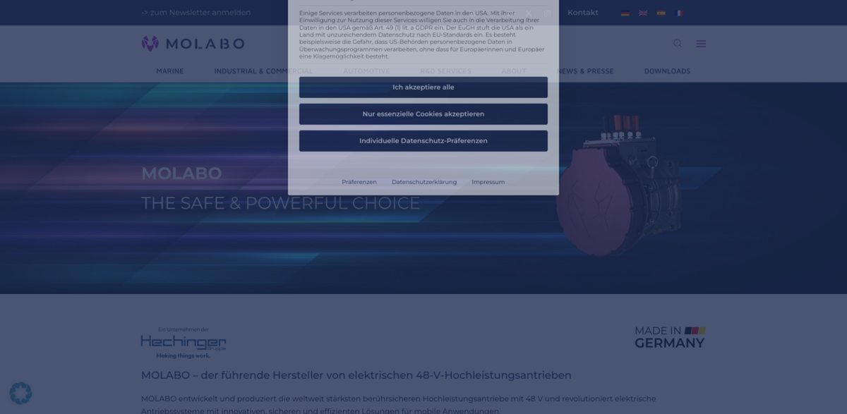 MOLABO electric drives