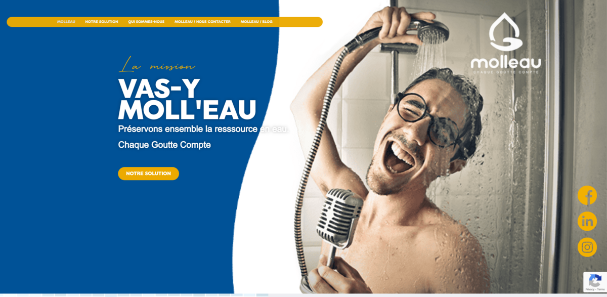 Molleaumètre water conservation