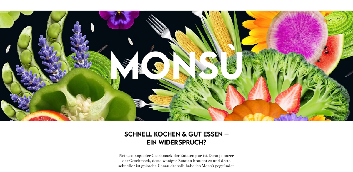 MONsù cooking philosophy