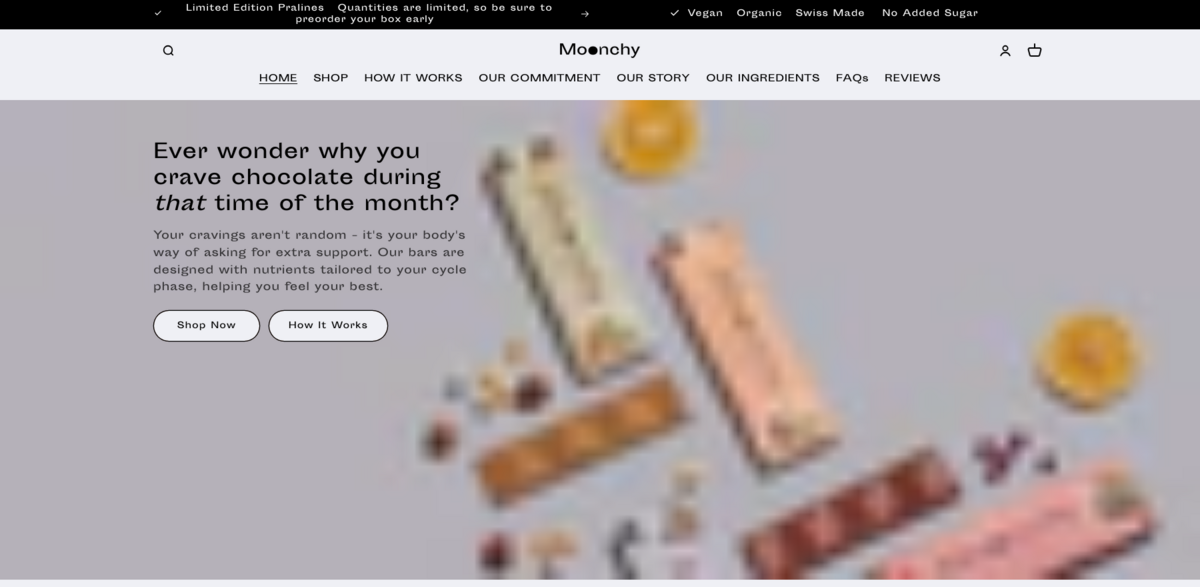 Moonchy nutrition bars