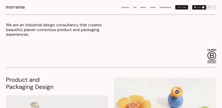 Morrama: Crafting Sustainable and Beautiful Product Experiences
