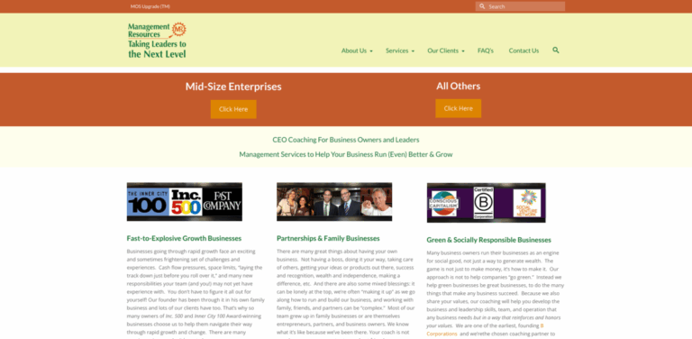 Management Resources: Supporting Business Growth and Leadership Development