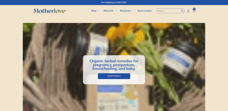MotherLove: Organic Herbal Remedies for Moms and Babies