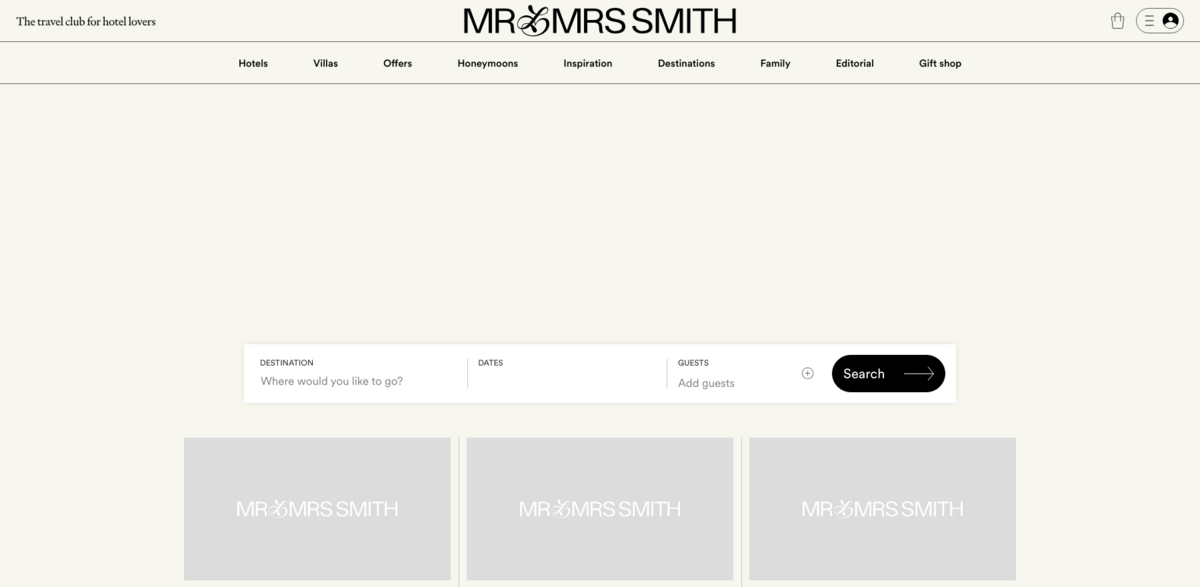 Mr. & Mrs. Smith travel club