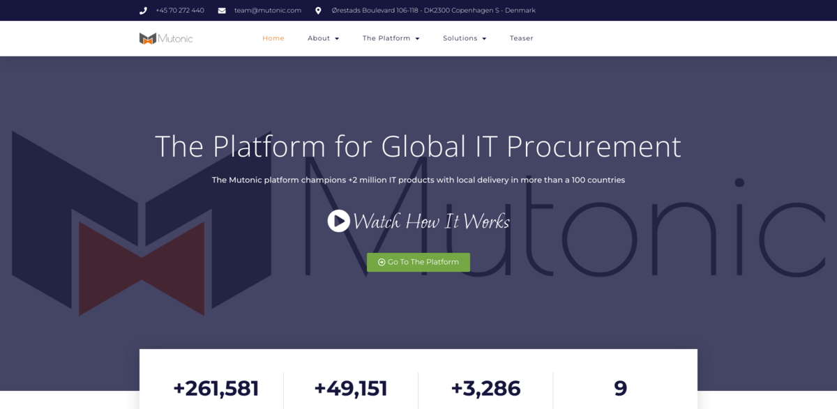 Mutonic: A Smart IT-Procurement Platform for Global Businesses